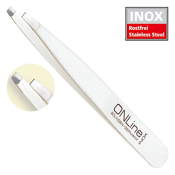 ONLine Tweezers straight INOX