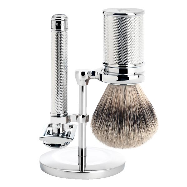 TRADITIONAL Kit de rasage avec rasoir de sécurité (3 pièces)