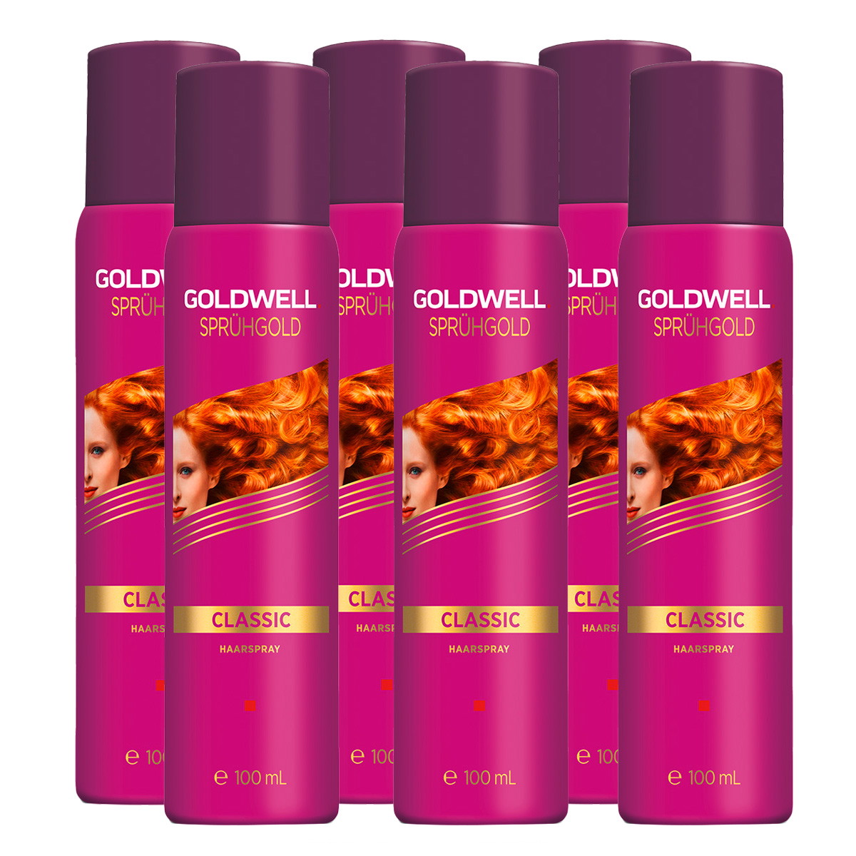 Sprühgold Classic haarlak mini-set (6 x 100 ml)