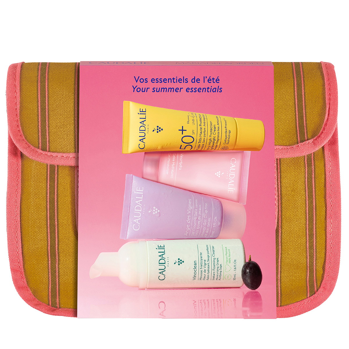 Your summer essentials (Schaum 50ml + Gel 15ml + Fluid 20ml + Duschgel 30ml)