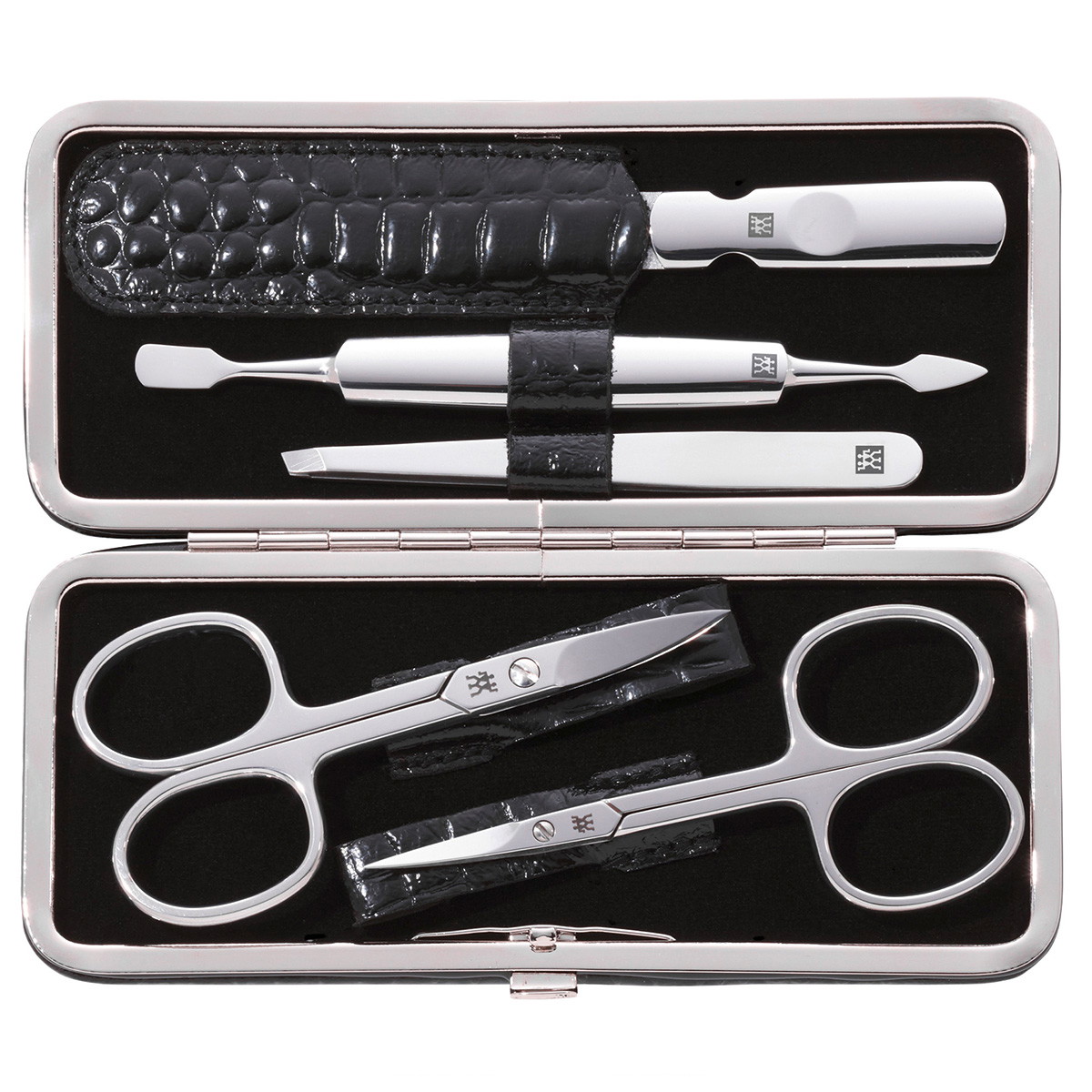 Classic Estuche de manicura de 5 piezas en negro