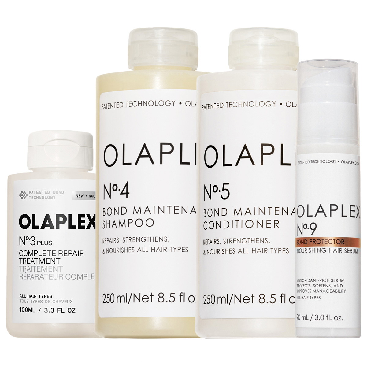 Set (No.3PLUS 100 ml + No.4 250ml + No.5 250ml + No.9 90ml)