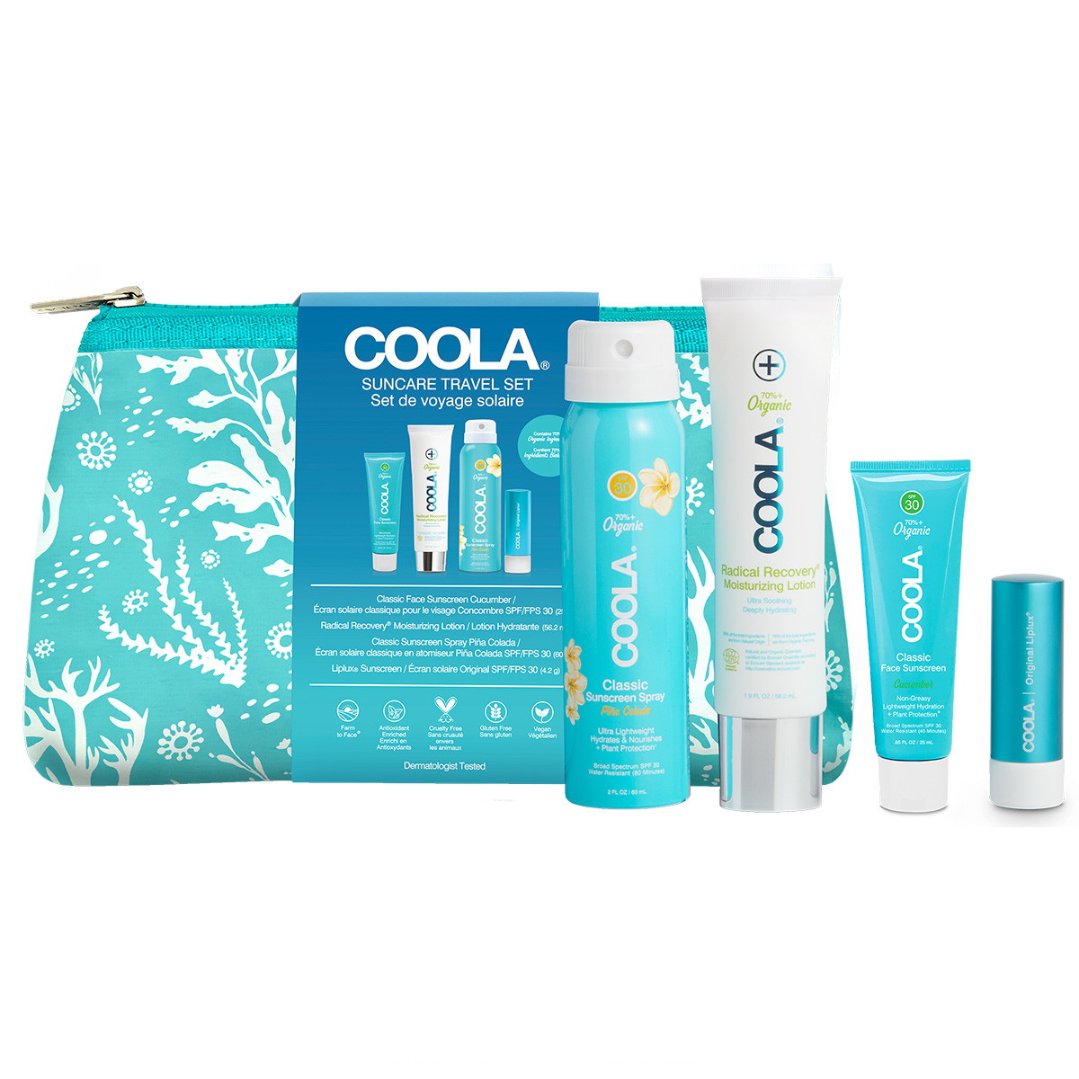 Organic Suncare Travel Set