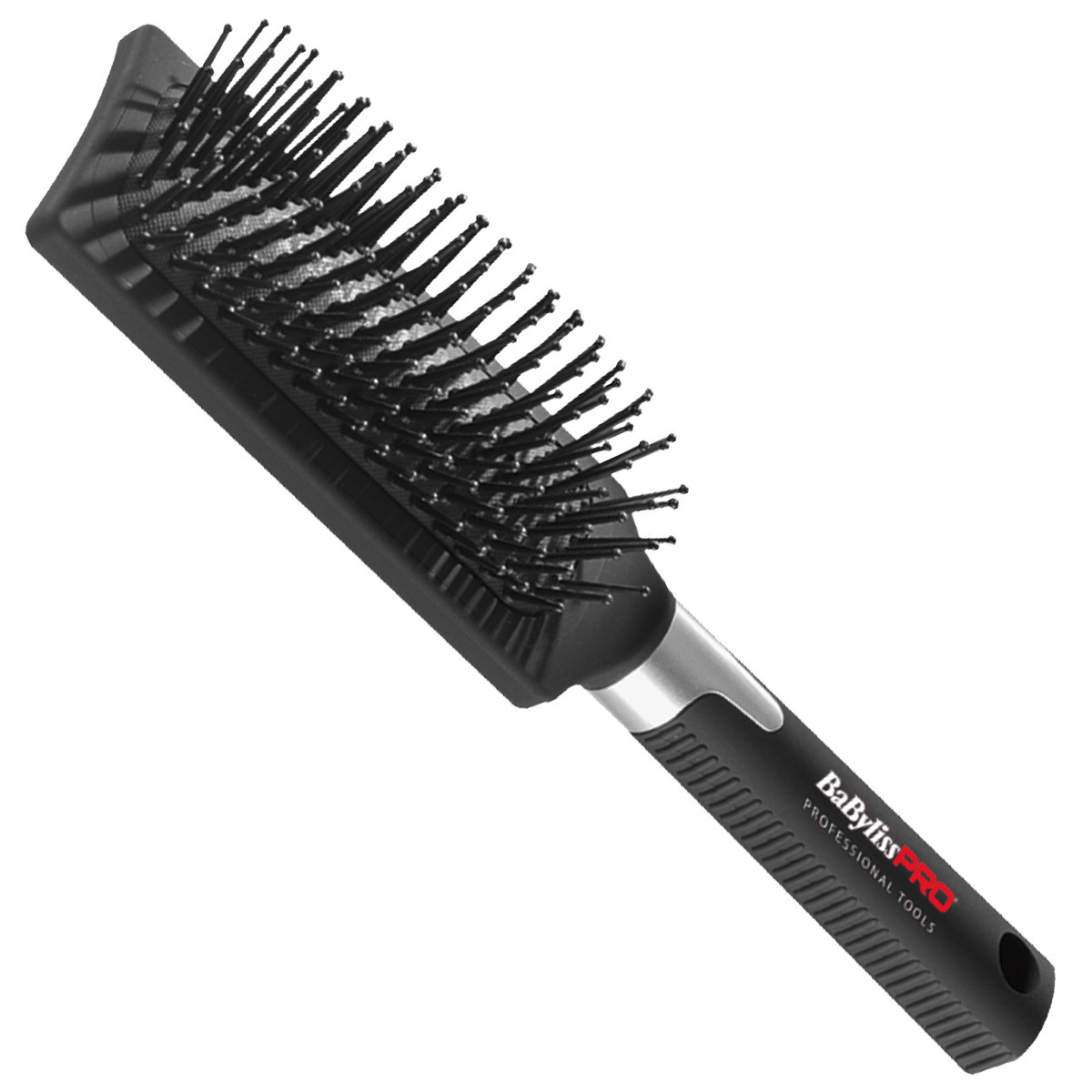 Small paddle brush with nylon pins