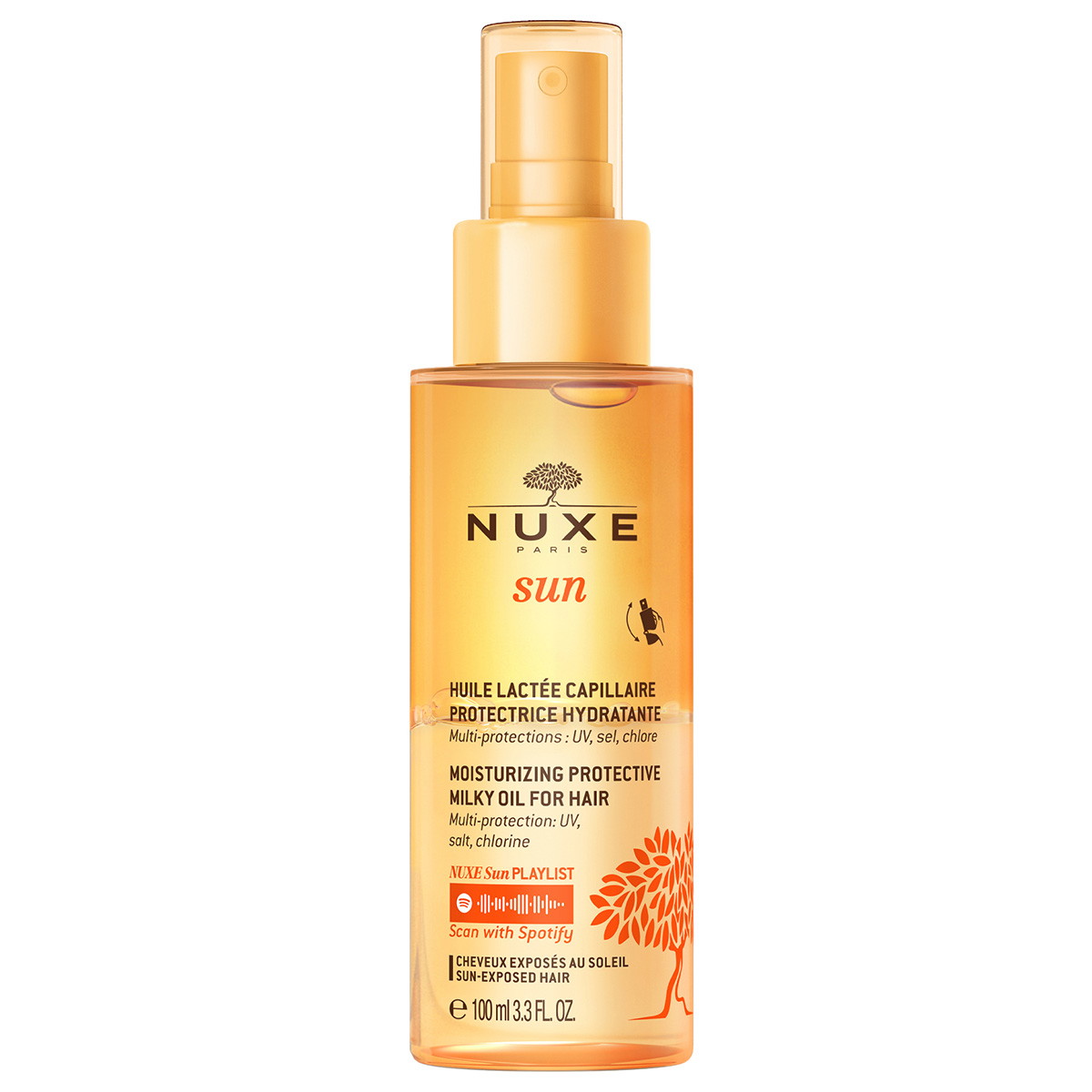 Sun Moisturizing Protective Milky Oil for Hair