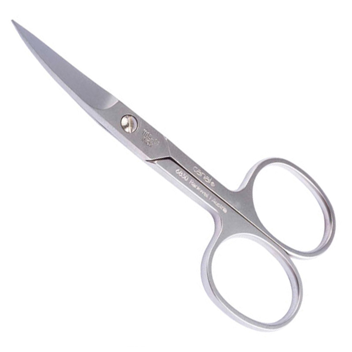 Toenail scissors with micro serration curved stainless, 10 cm