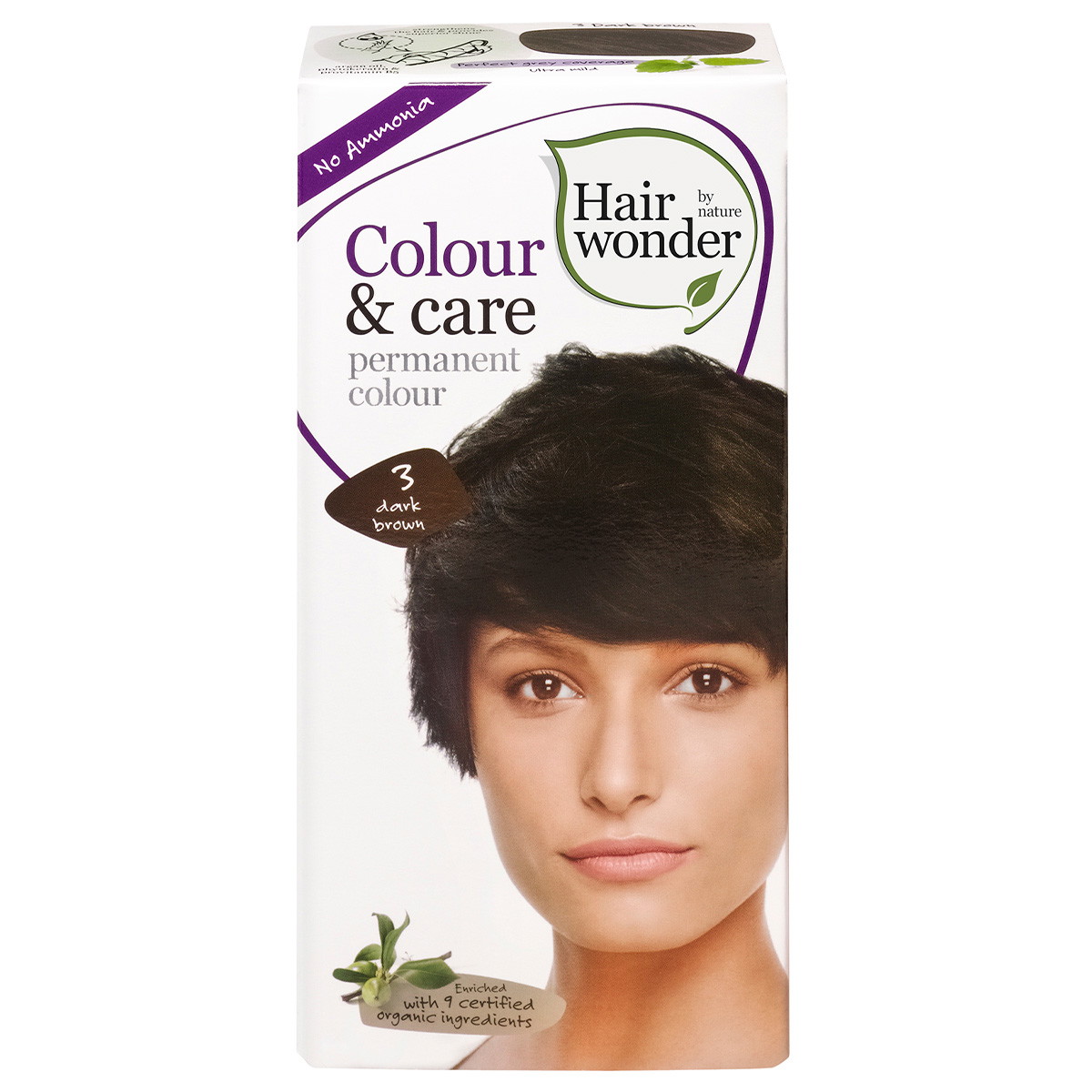 Colour & Care permanent color 3 dark brown