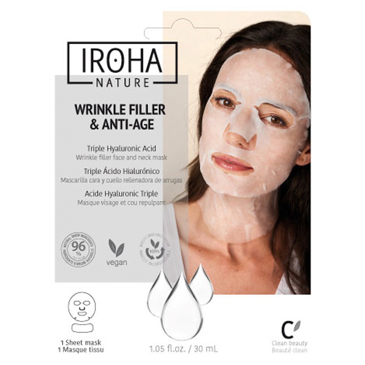 Masque anti-rides et anti-âge (1 pièce)