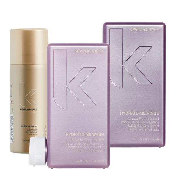 HYDRATE-ME Wash Set (Shampoo 250ml + Conditioner 250ml + Haarspray 100ml)