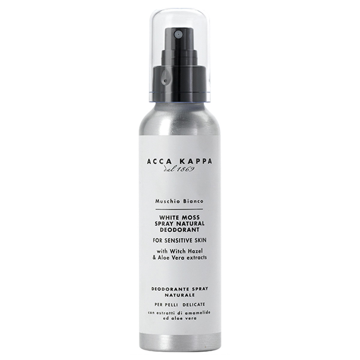 Muschio Bianco White Moss Spray Natural Deodorant