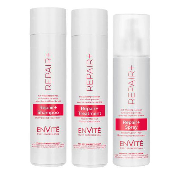 Envité Repair+ Set (Shampoo 250ml + Spray 200ml + Treatment 250ml)