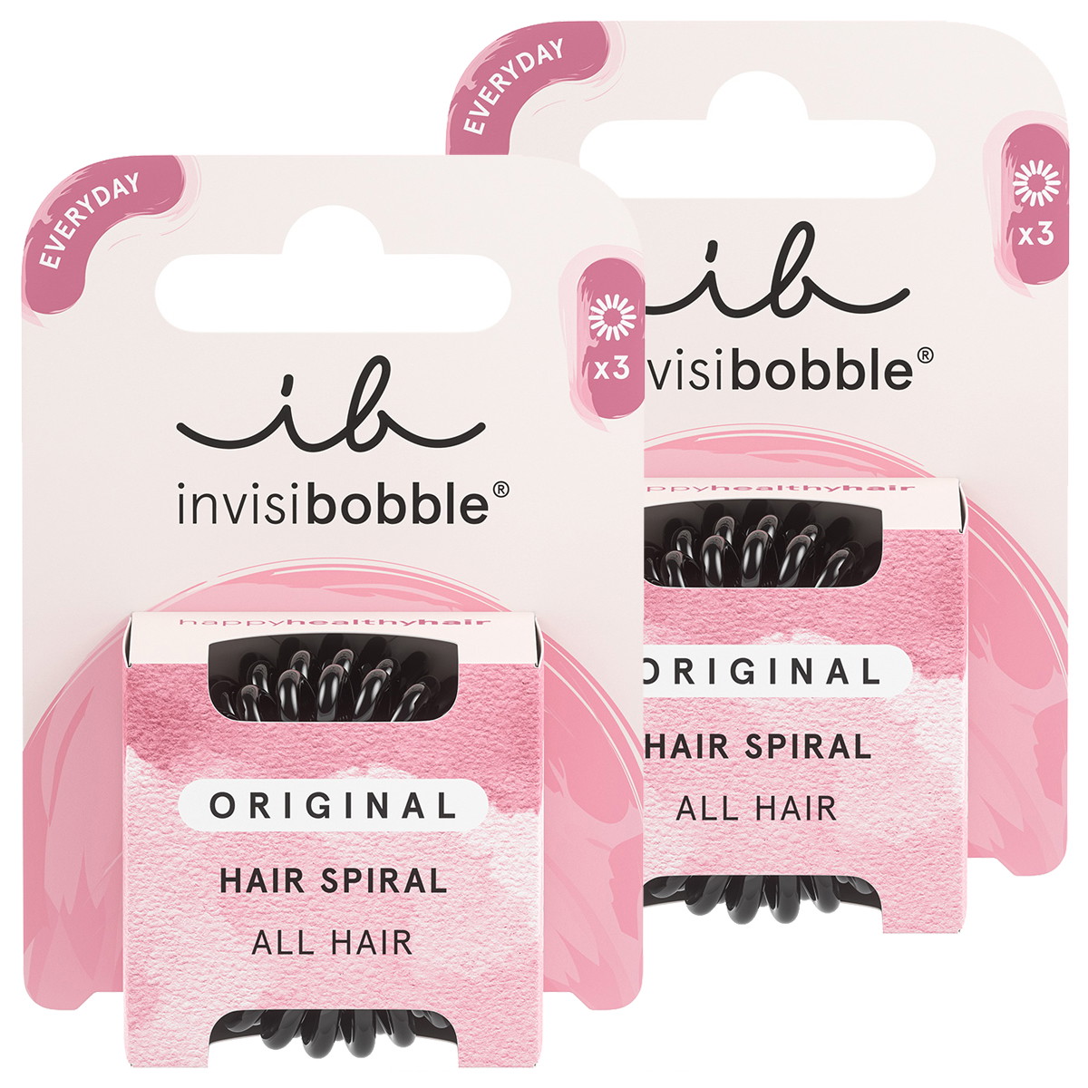 Lot d'élastiques à cheveux (2 x noirs)