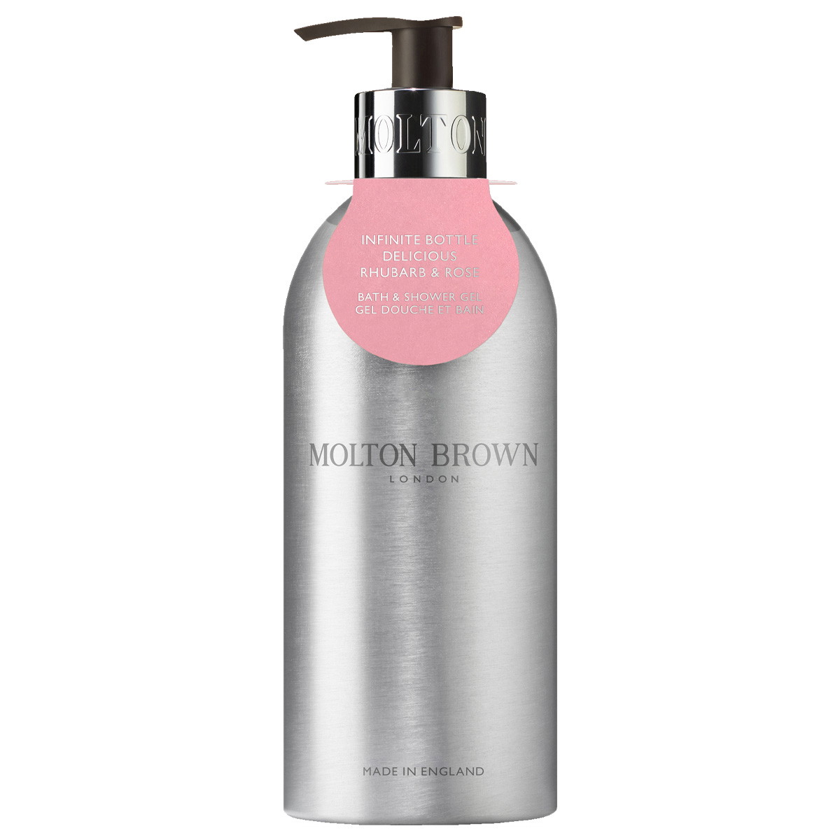 Delicious Rhubarb & Rose Infinite Bottle Bath & Shower Gel