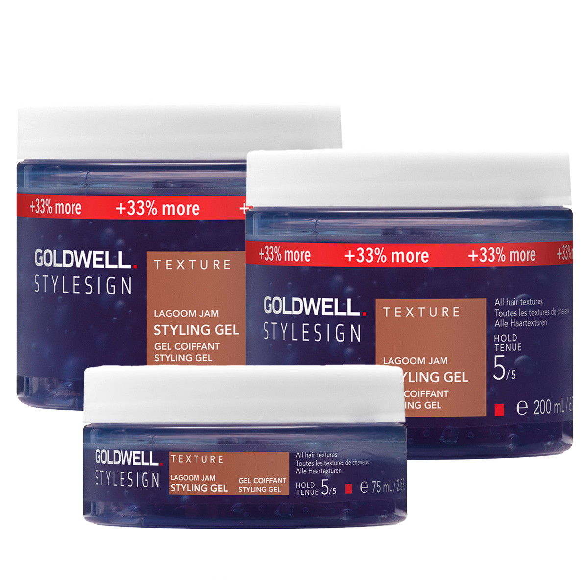 StyleSign Texture 2+1 Lagoom Jam Styling Gel (2 x 200ml + 75ml)