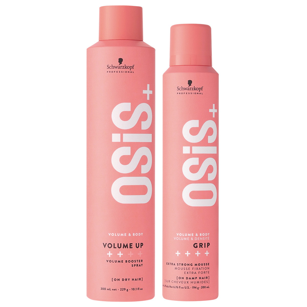 OSIS+ Volume & Body Styling set (mousse 200ml + spray 300ml)