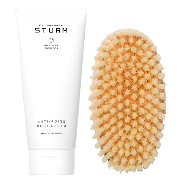 Set dúo de cuidado corporal anticelulítico (crema de 200 ml + cepillo corporal)