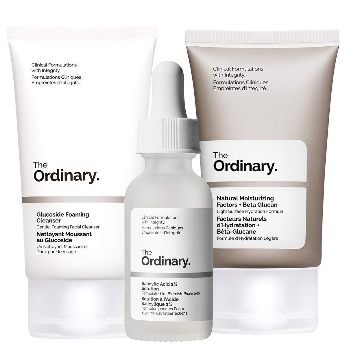 The Clear Set (reinigingsmiddel 50 ml + serum 30 ml + gelcrème 30 ml)