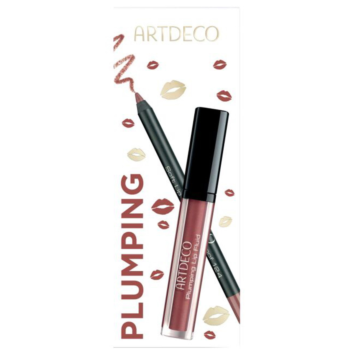 Plumping Lip Fluid & Soft Lip Liner waterproof Set