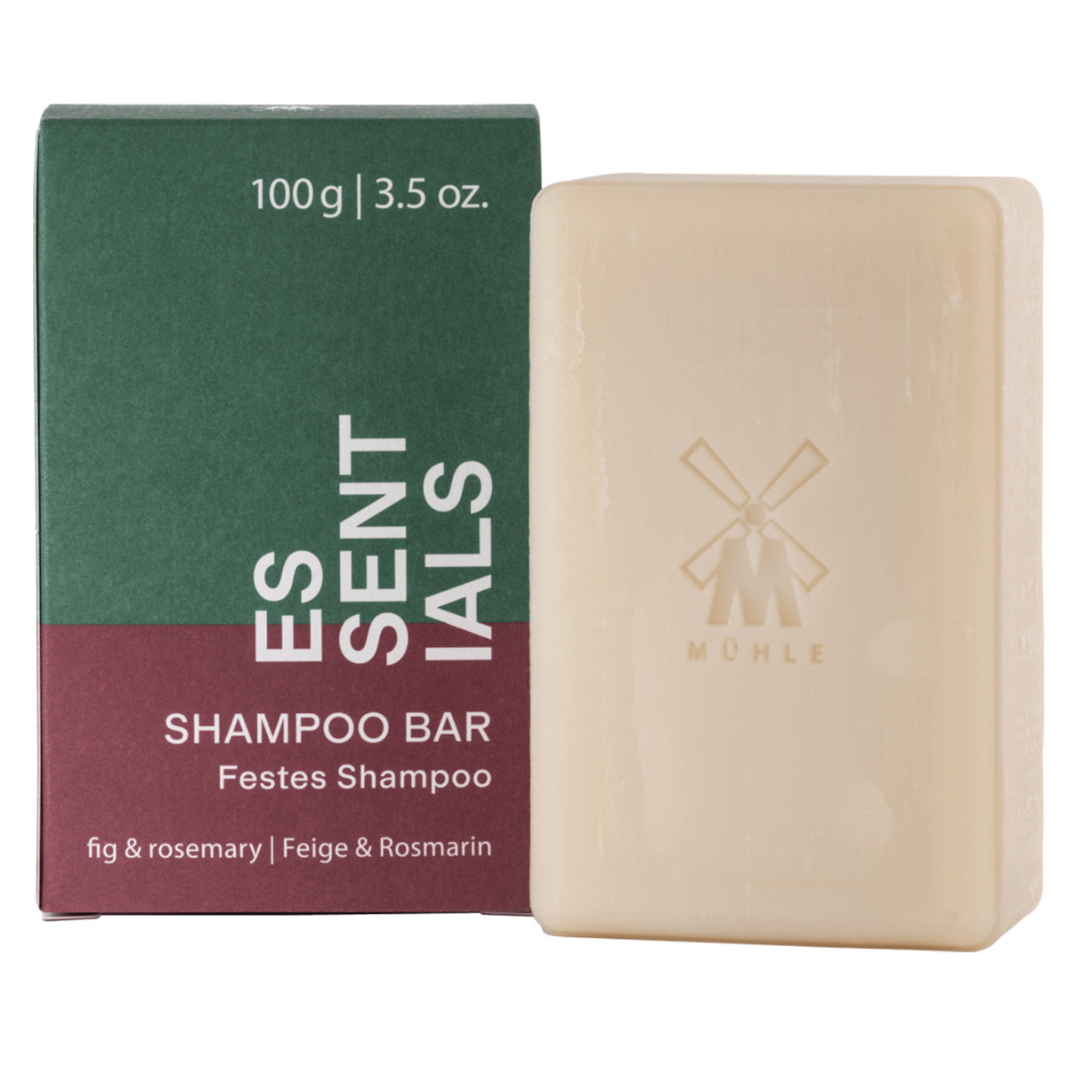 ESSENTIALS Festes Shampoo
