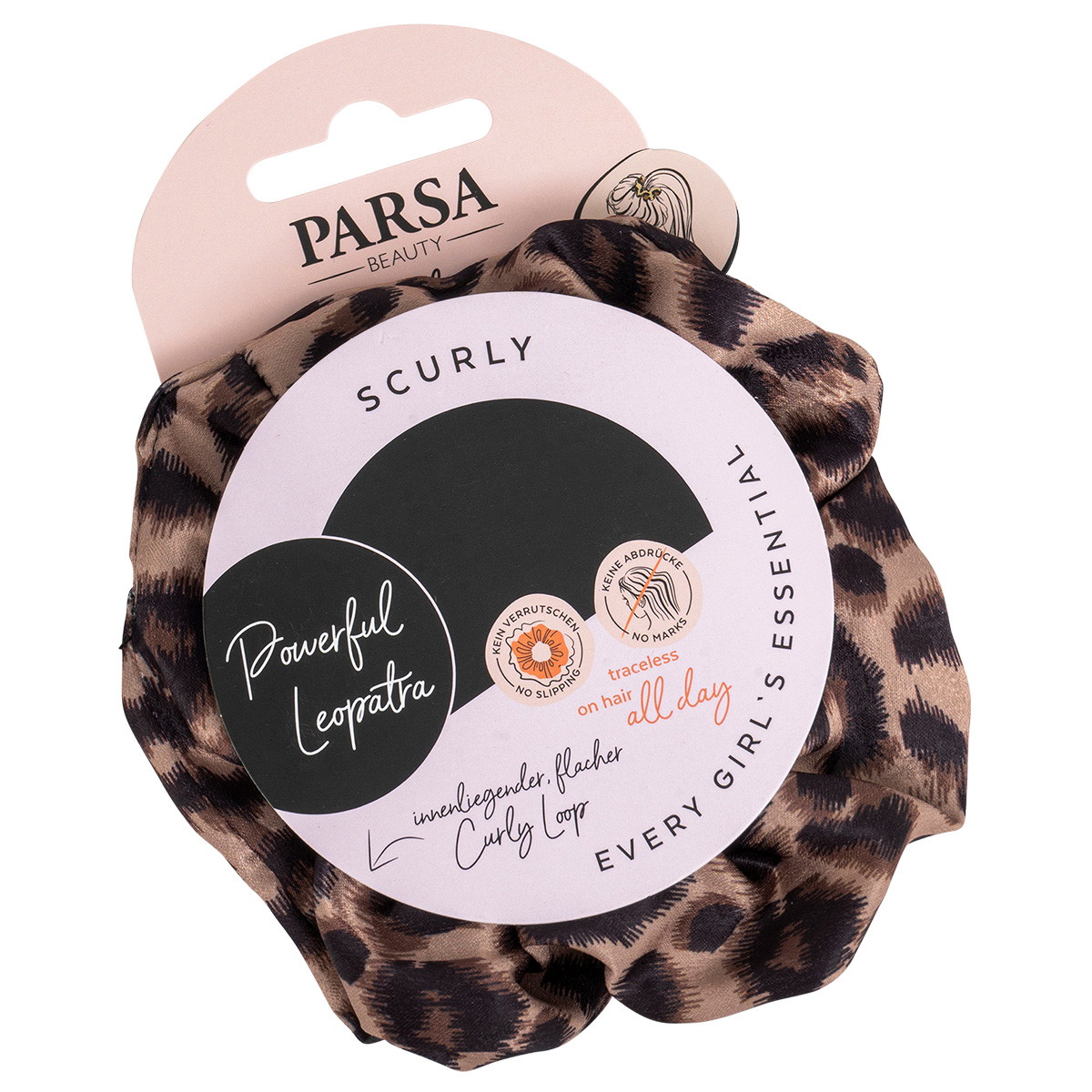 Scurly in look leopardato