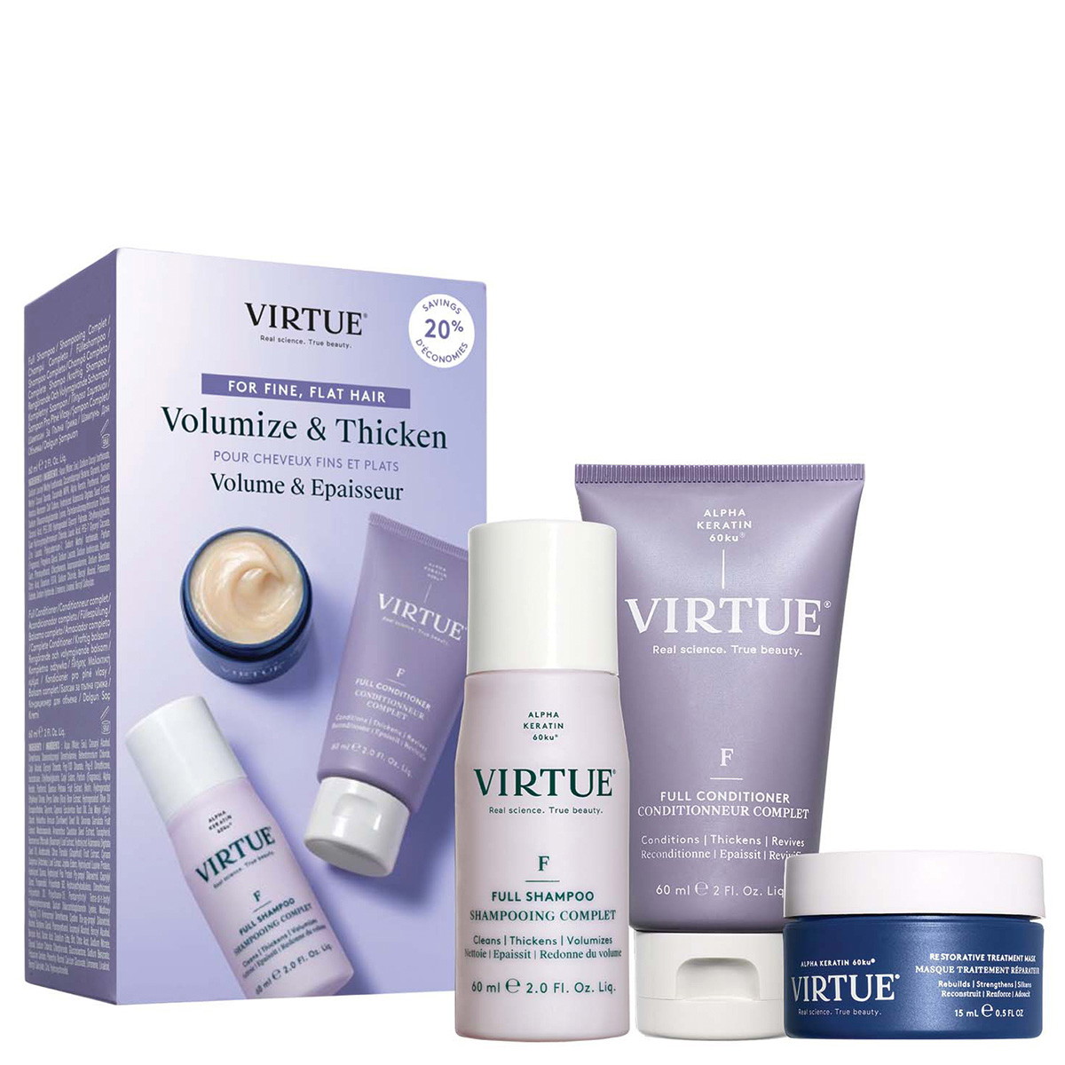 Full Discovery Kit (Shampoo 60ml + Conditioner 60ml + Mask 15ml)