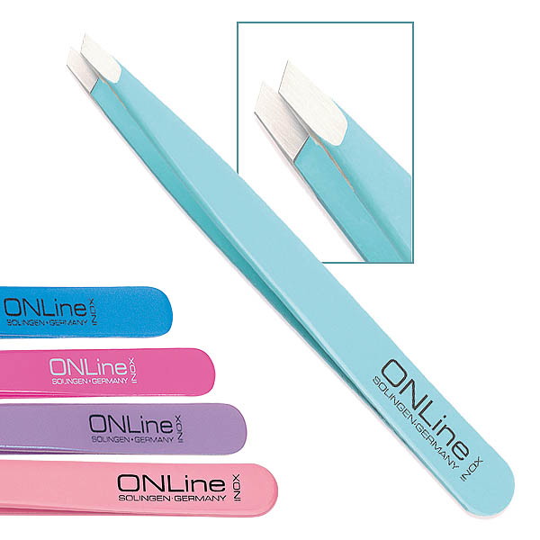ONLine Tweezers oblique INOX