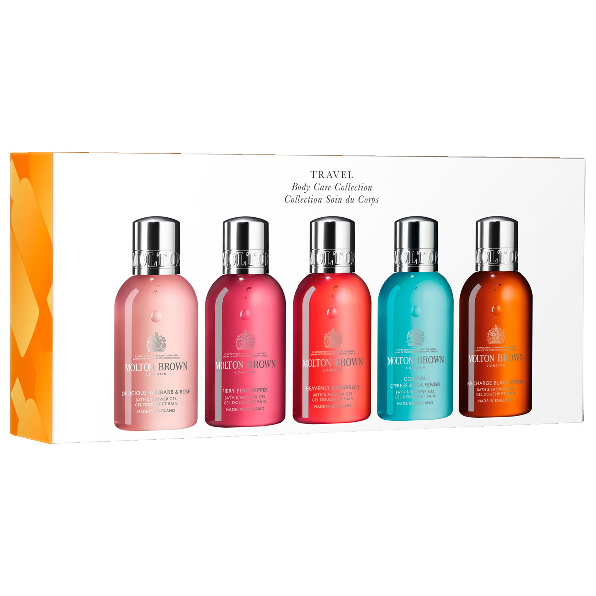 Travel Body Care Collection (Duschgel 5 x 100ml)