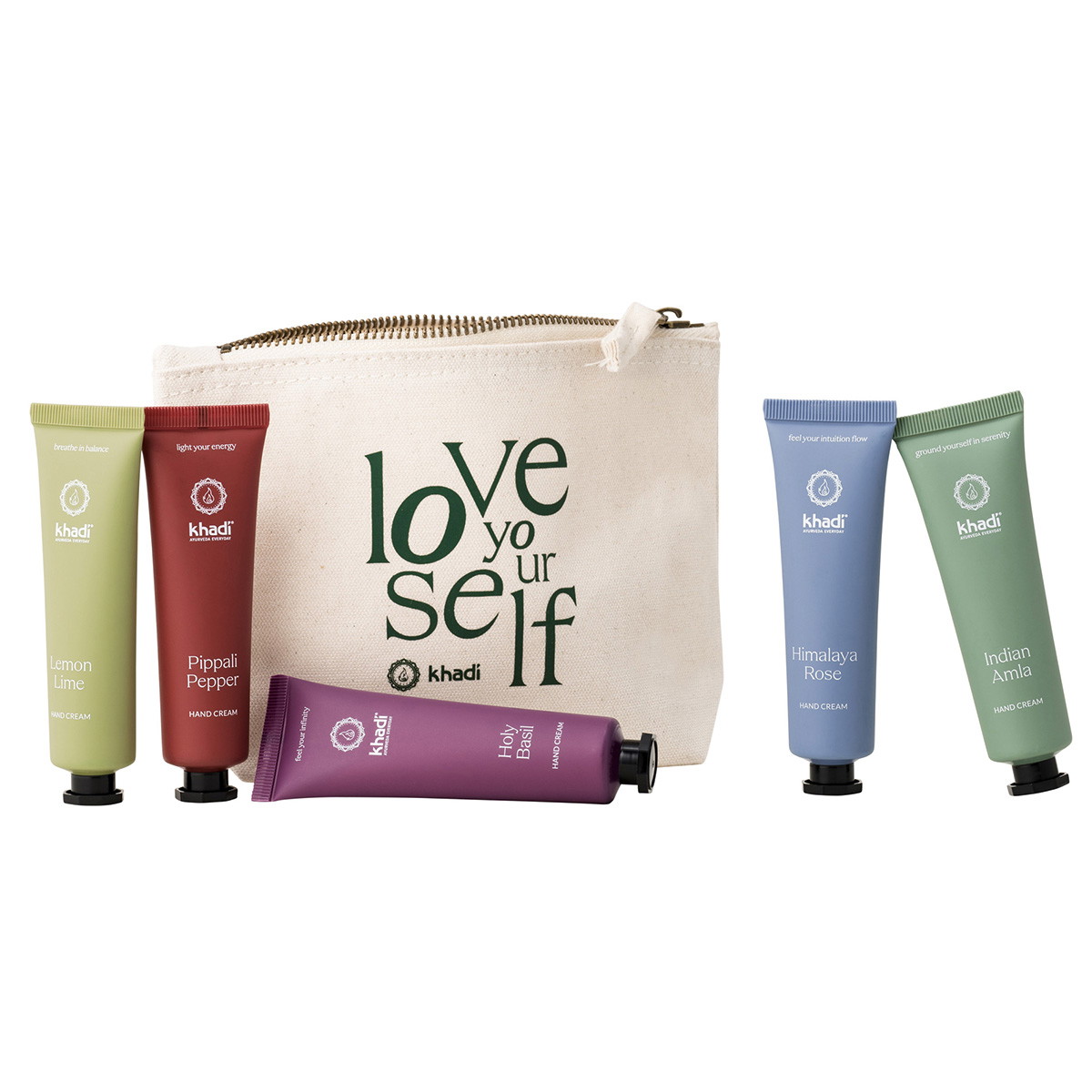 Ayurveda Everyday Coffret de crèmes pour les mains (5 x 30 ml)