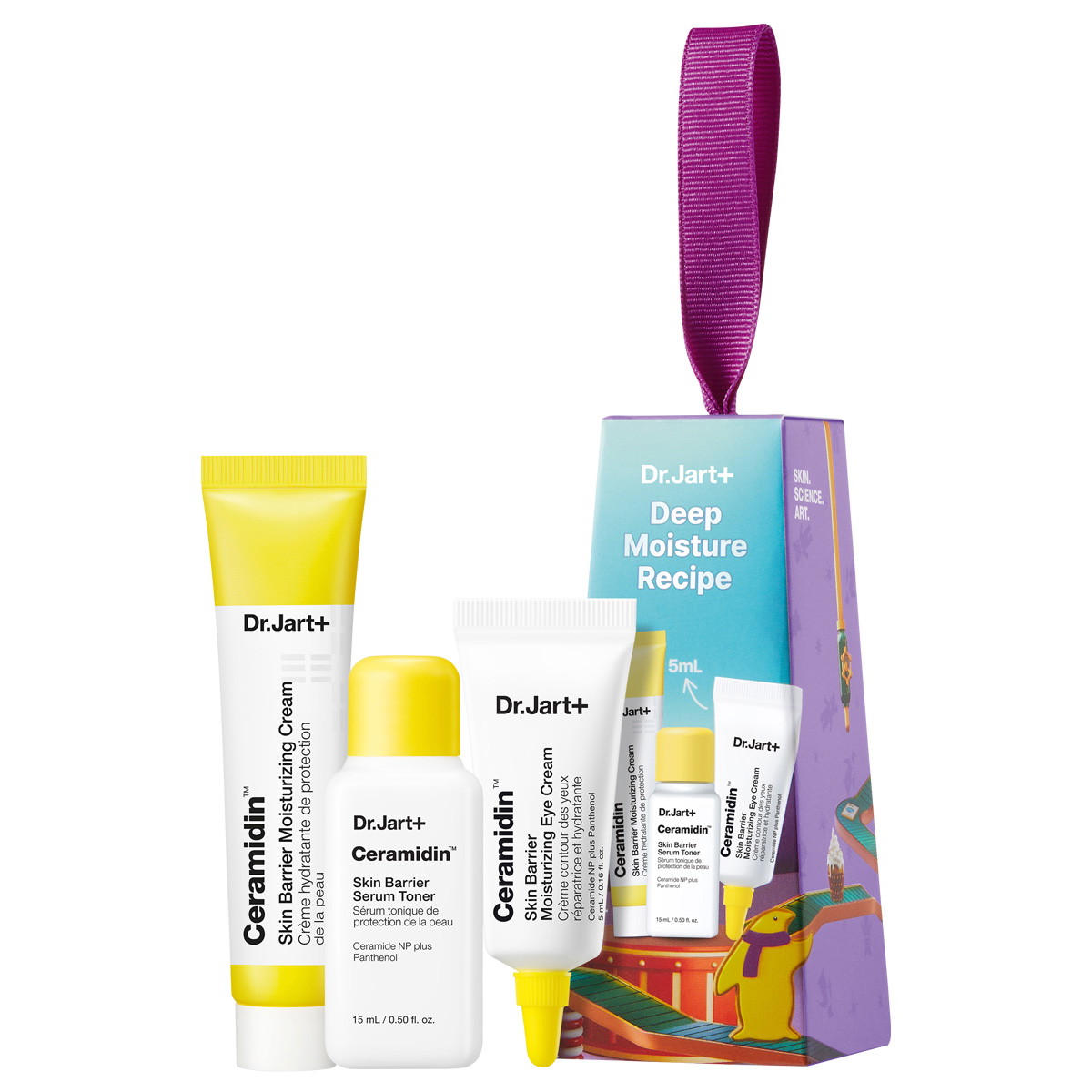 Ceramidin™ Soin hydratant intense (sérum 15 ml + crème 15 ml + crème contour des yeux 5 ml)