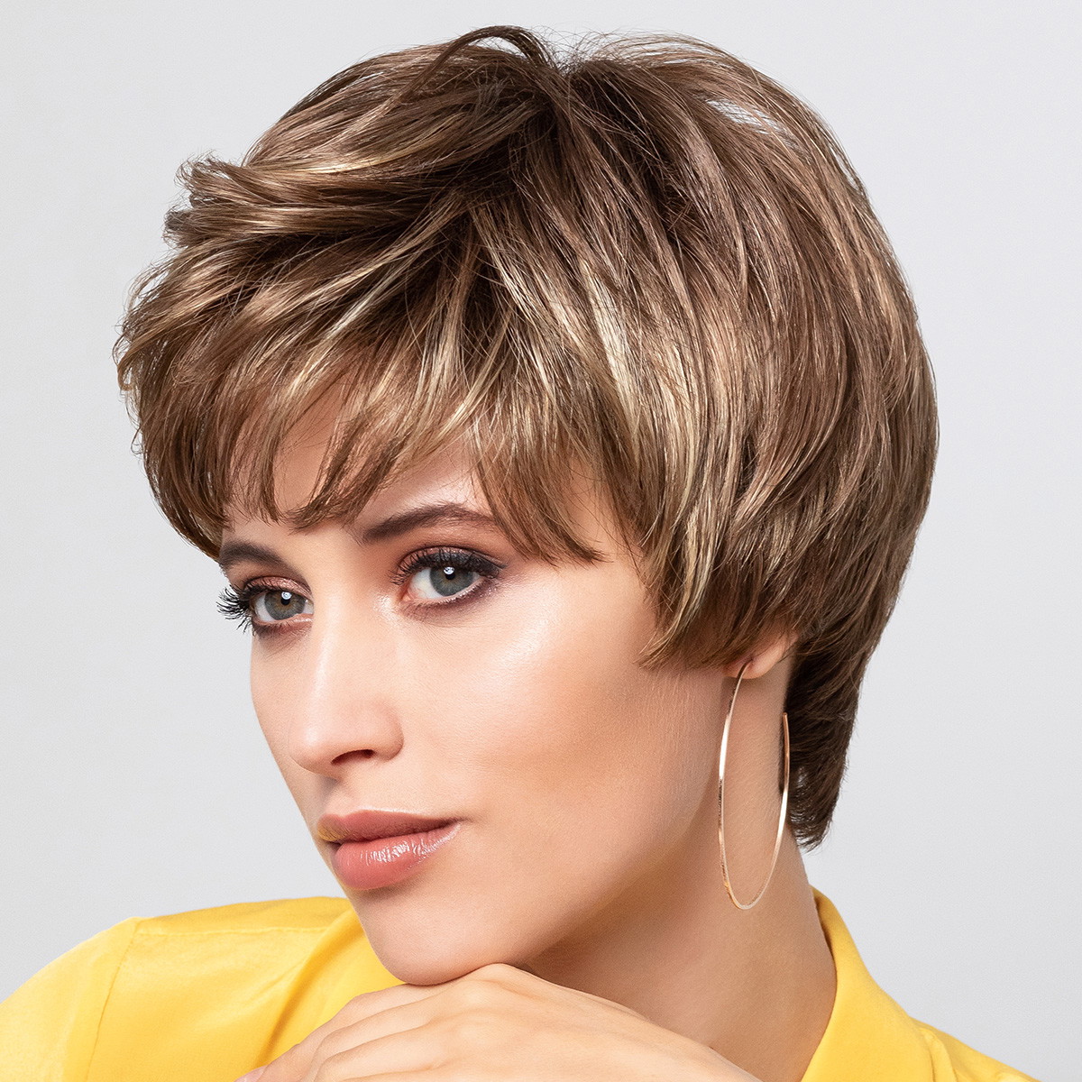 Artificial hair wig Sun Disc