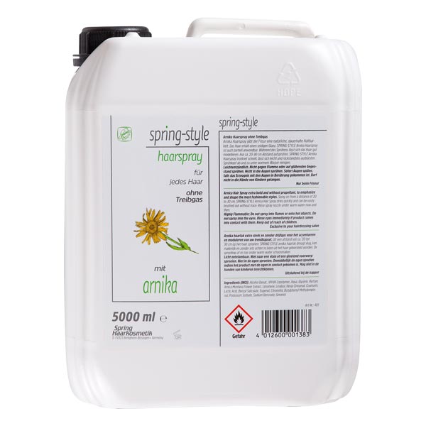 5L Spring Haarspray mit Arnika