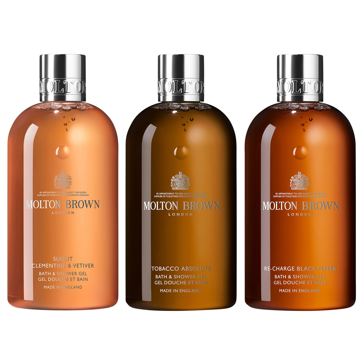 Trio Citrus Woody Bade- und Duschgel Vorteilsset (3 x 300ml)