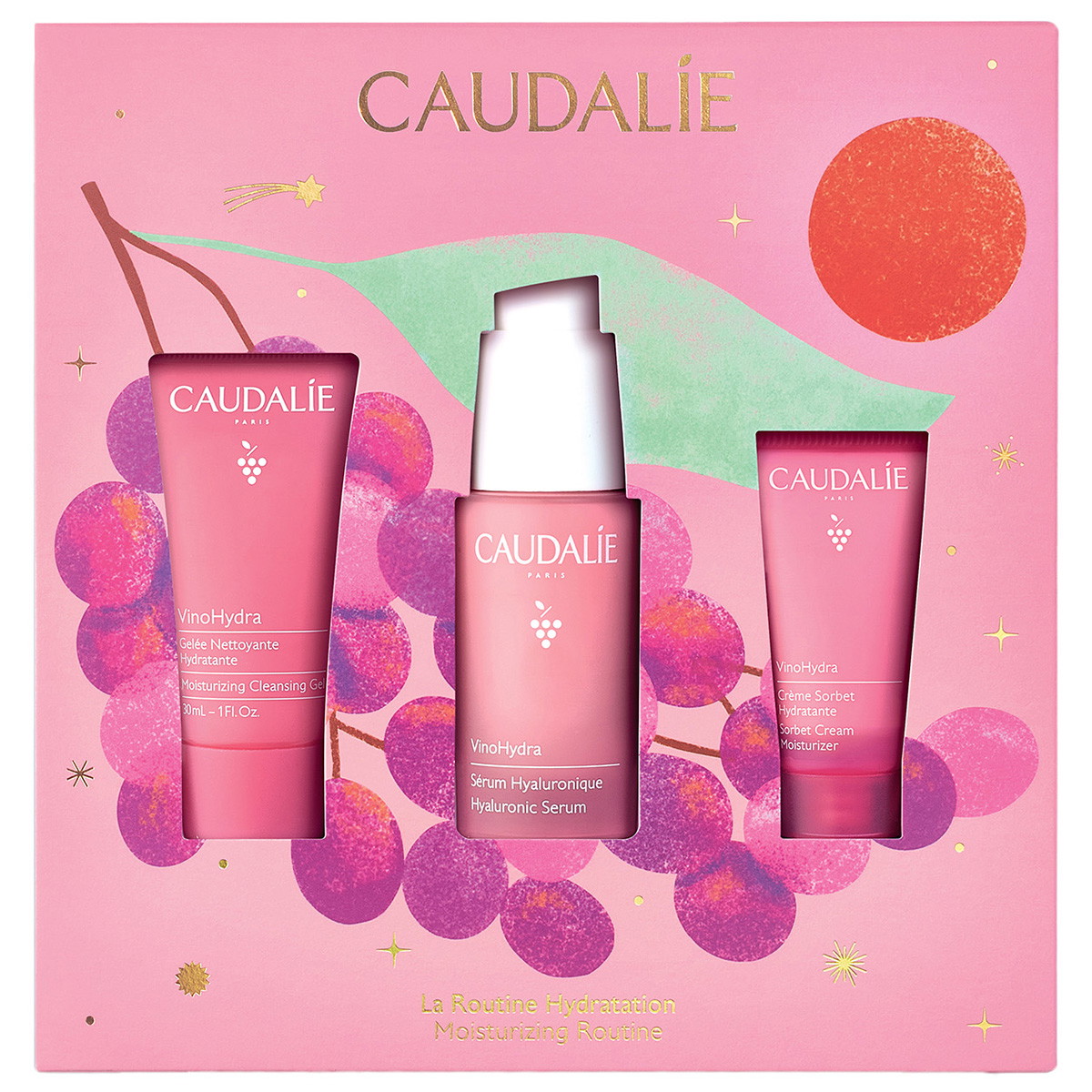 VinoHydra Serum Set (Serum 30ml + Gel 30ml + Cream 15ml)