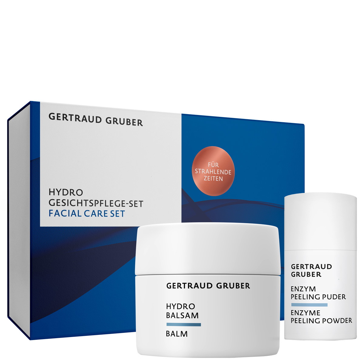 Hydro Gesichtspflege-Set (Balsam 50ml + Peeling 10g)