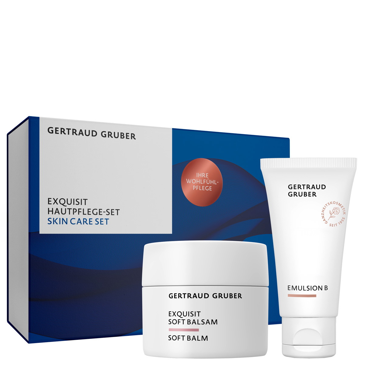 EXQUISIT Hautpflege-Set (Balsam 50ml + Emulsion 30ml)
