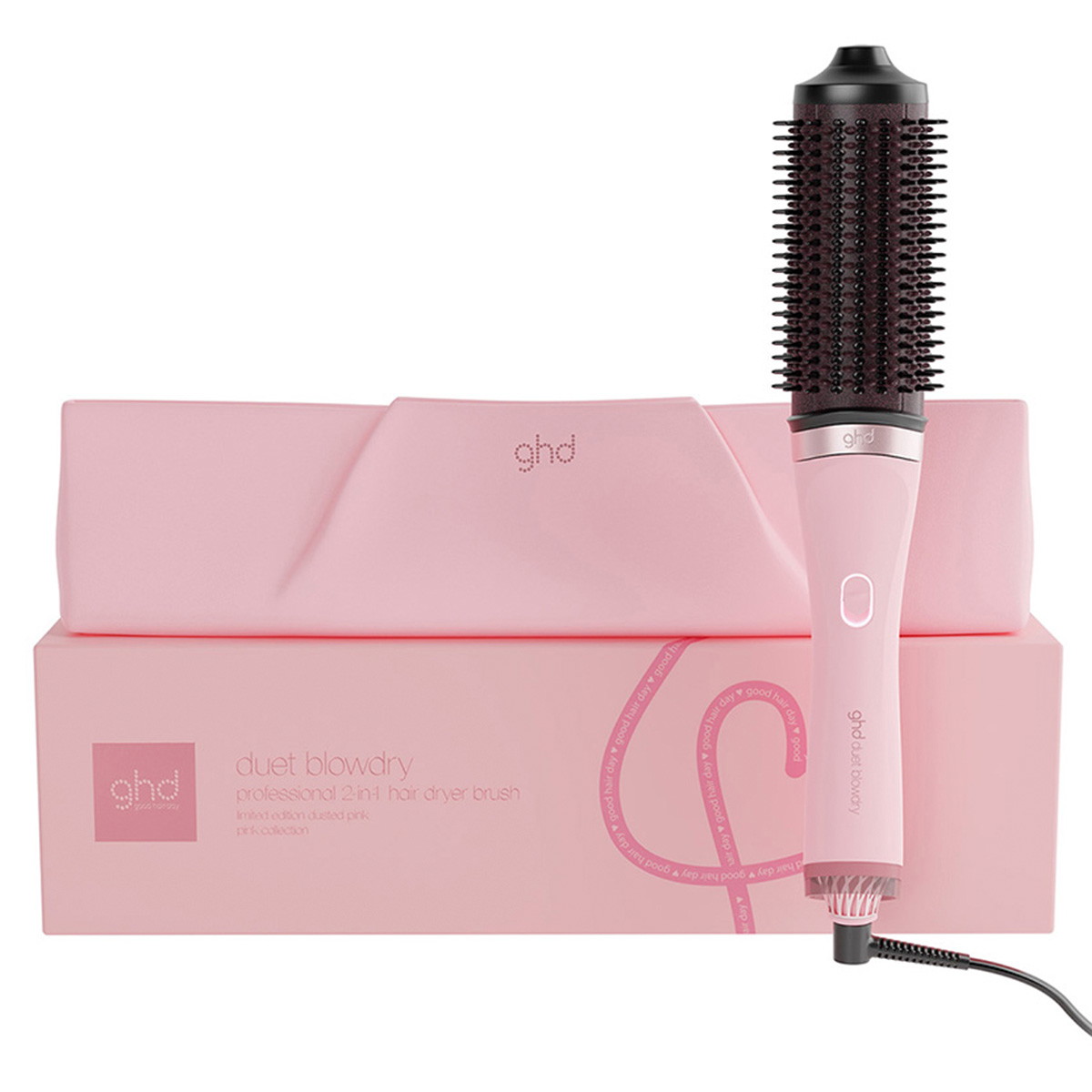 duet blowdry™ Hair Dryer Brush in Dusted Pink