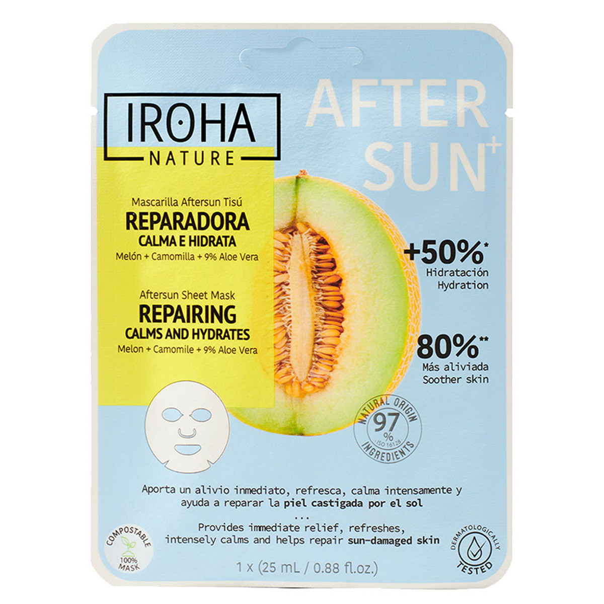 Aftersun Sheet Mask Repairing Calms And Hydrates