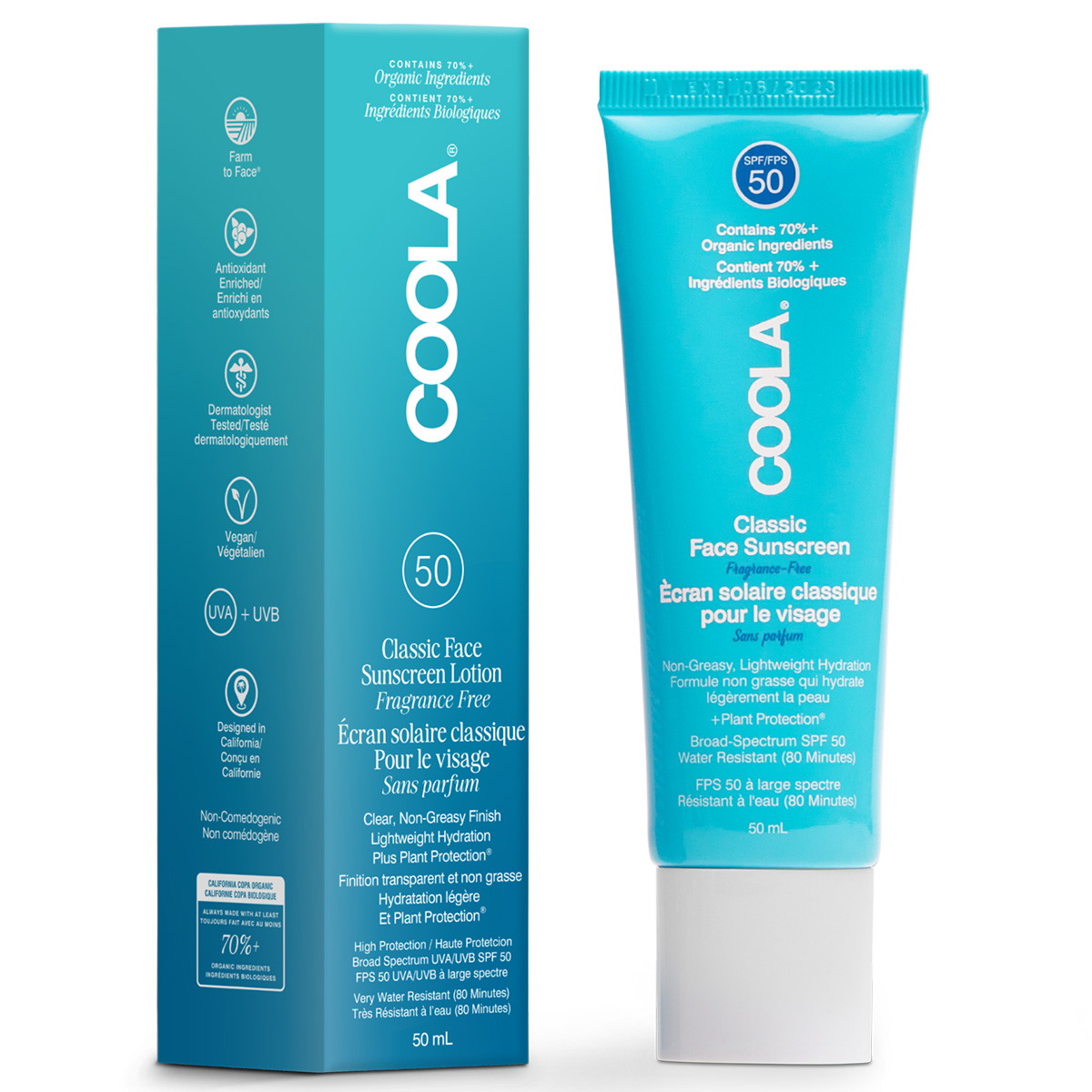 Classic SPF 50 Face Lotion Fragrance-Free