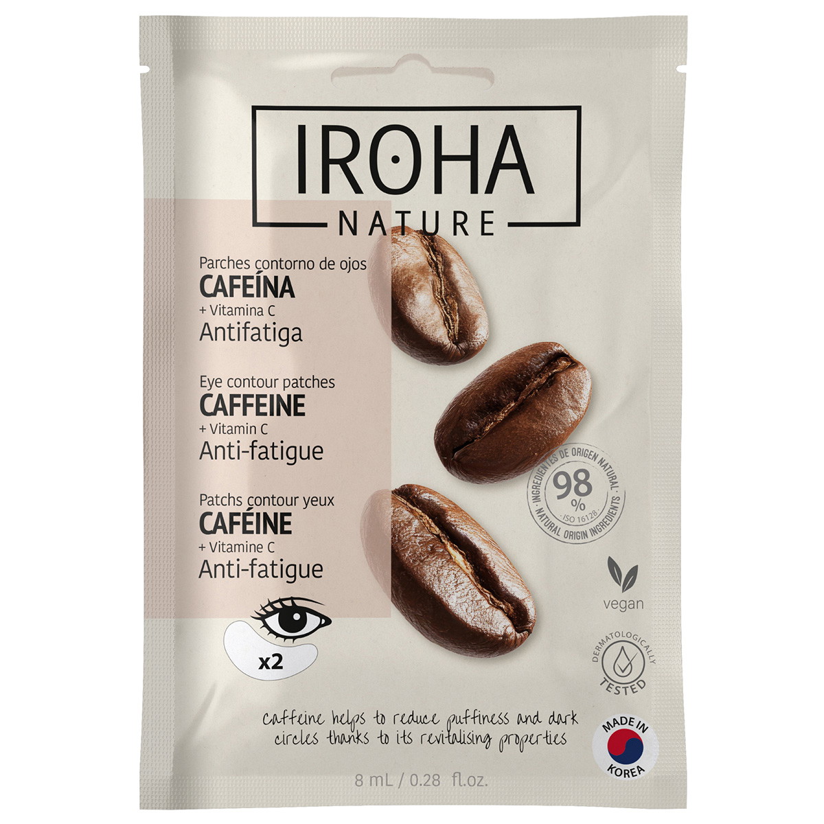 Eye Pads Caffeine Anti-fatigue (1 paar)