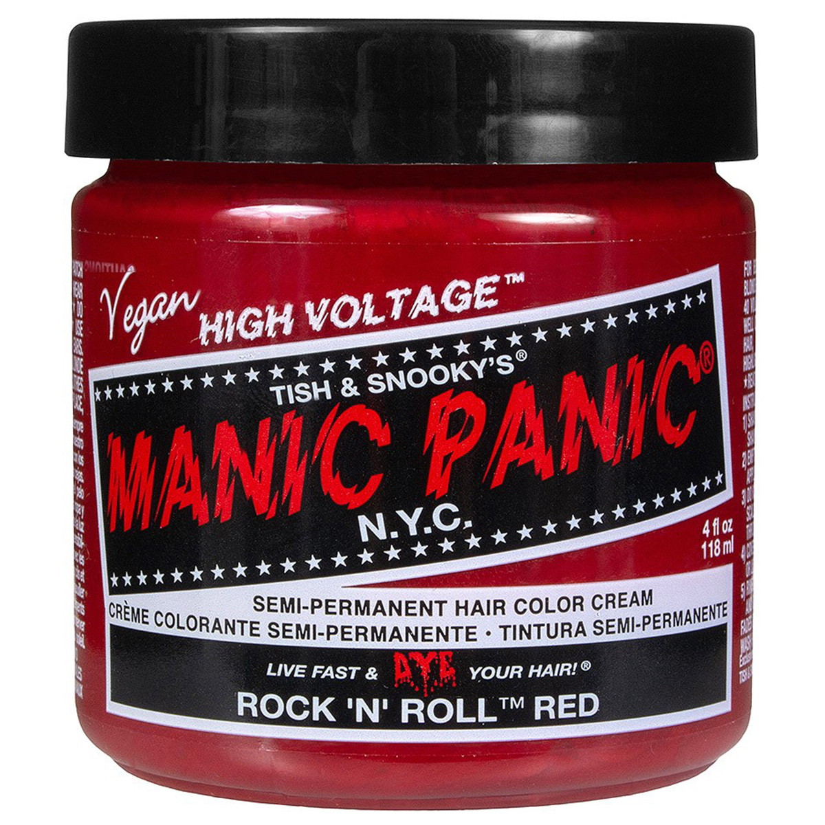Classic High Voltage Rock 'n' Roll Red