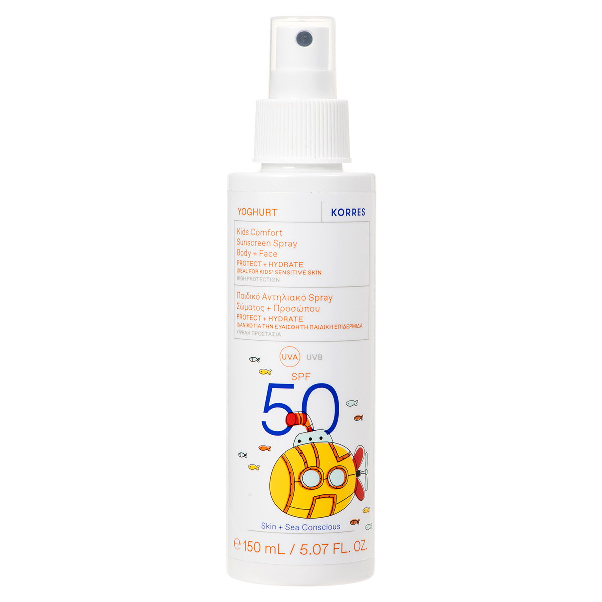 Yoghurt Kids Comfort Sunscreen Spray Body + Face SPF 50