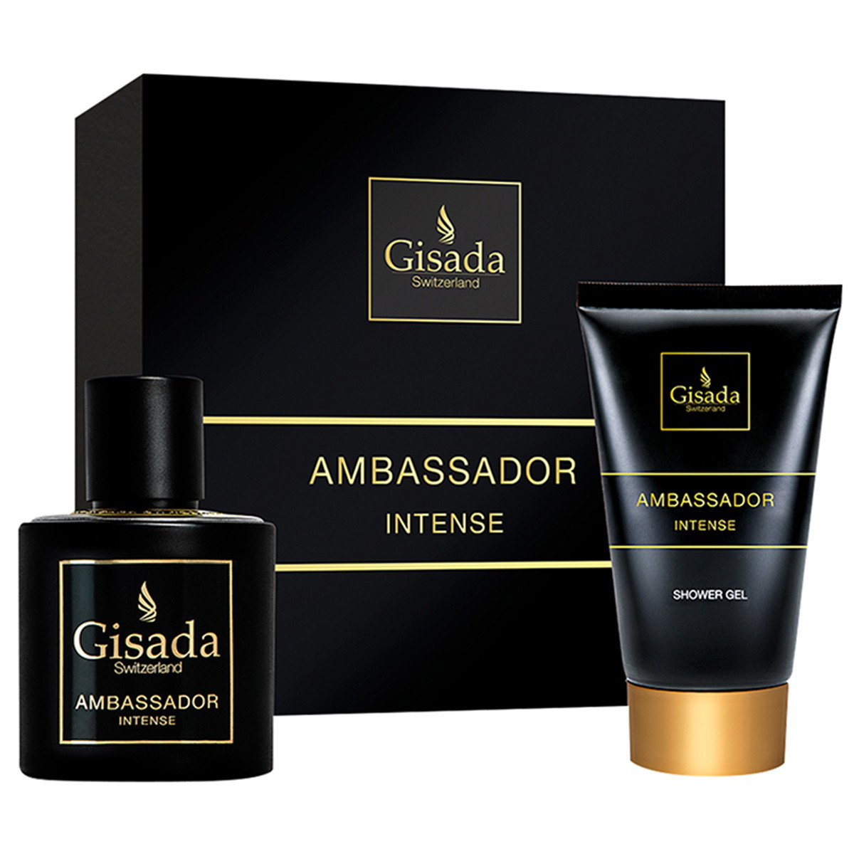 Set Ambassador Intense (Agua de perfume 50 ml + Gel de ducha 100 ml)