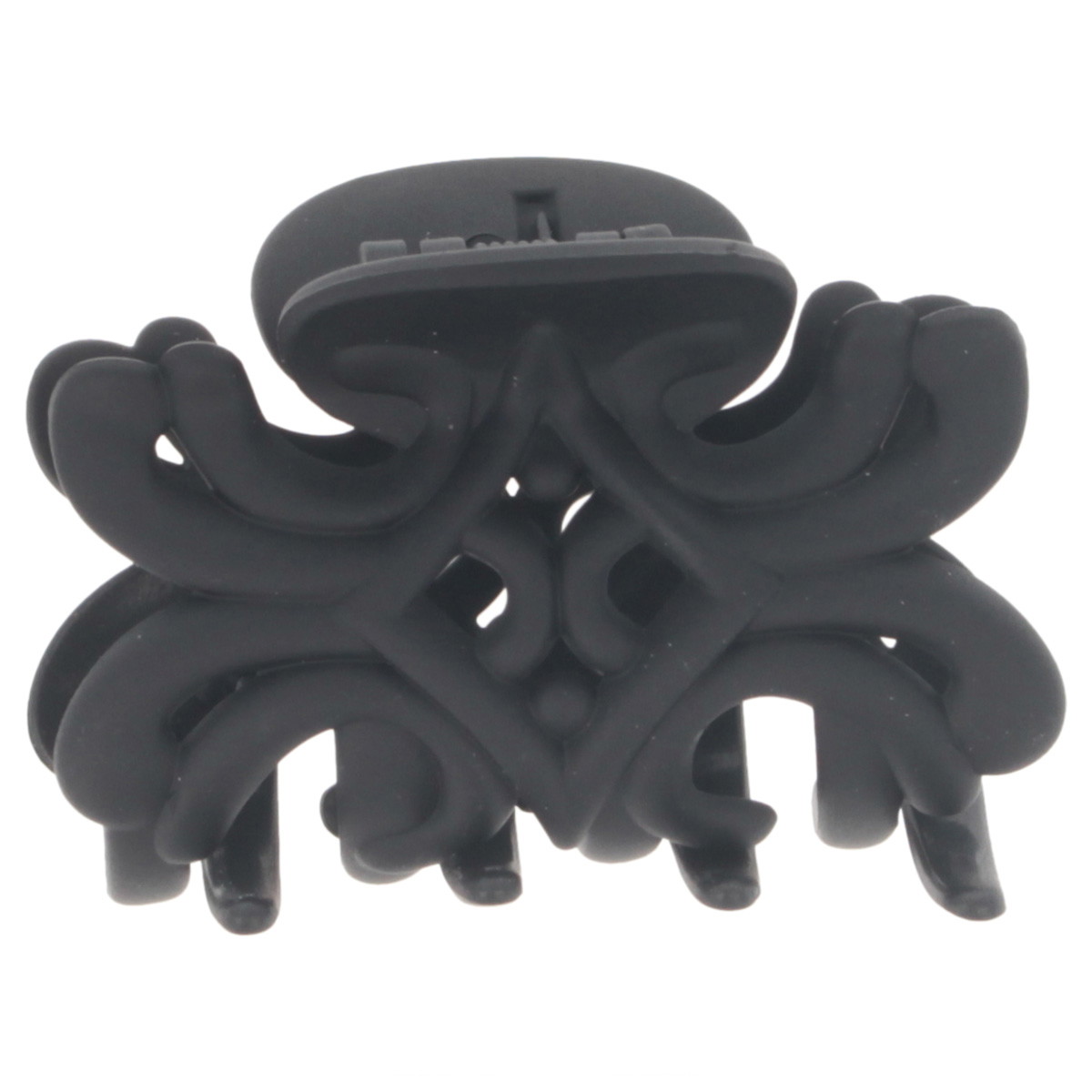 Fermaglio per capelli nero opaco