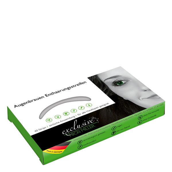 Eyebrows depilatory strips