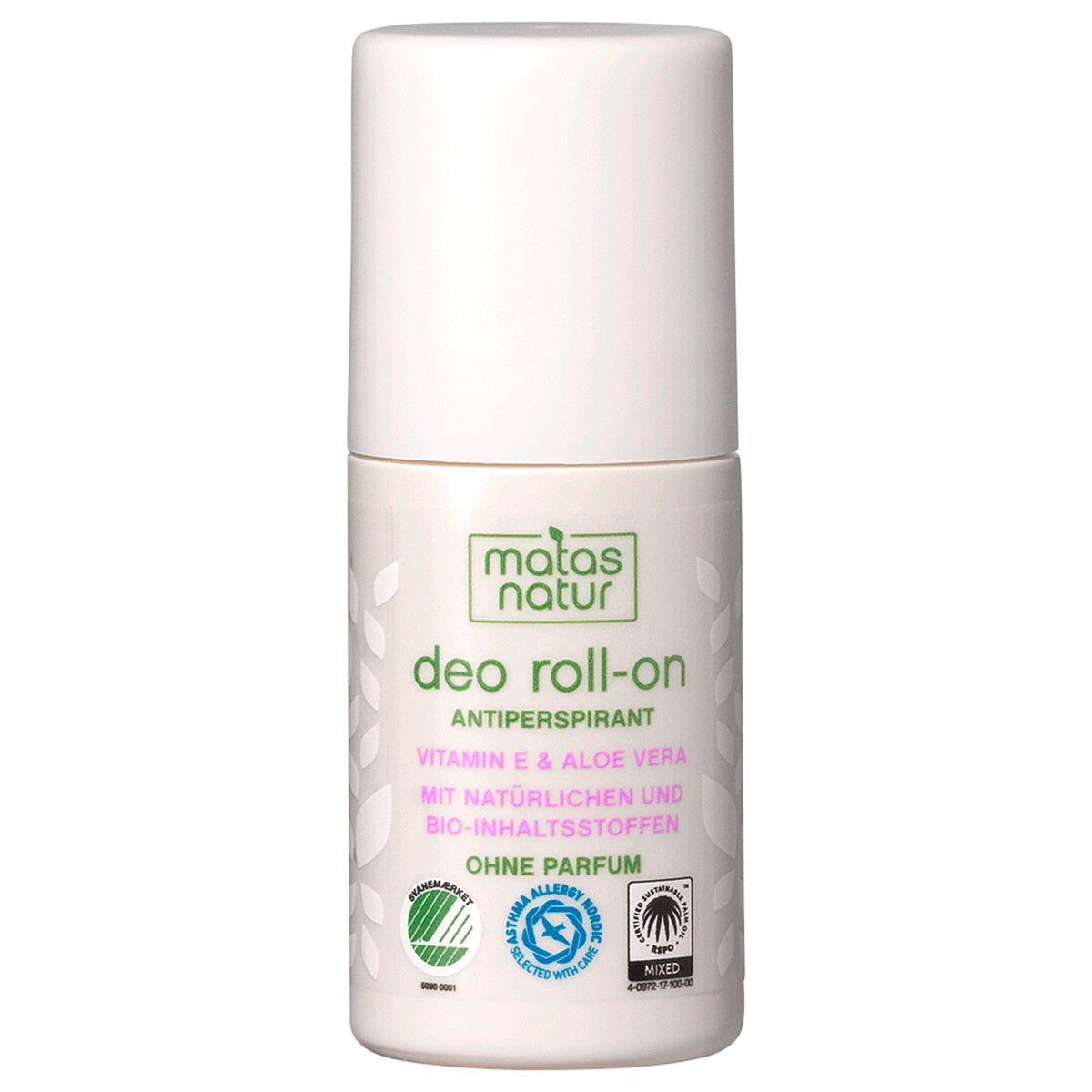Natur Deo Roll-On with organic aloe vera and vitamin E