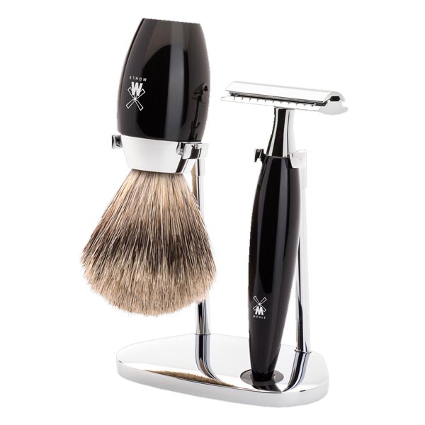 KOSMO Set da barba con rasoio di sicurezza (3 pezzi)