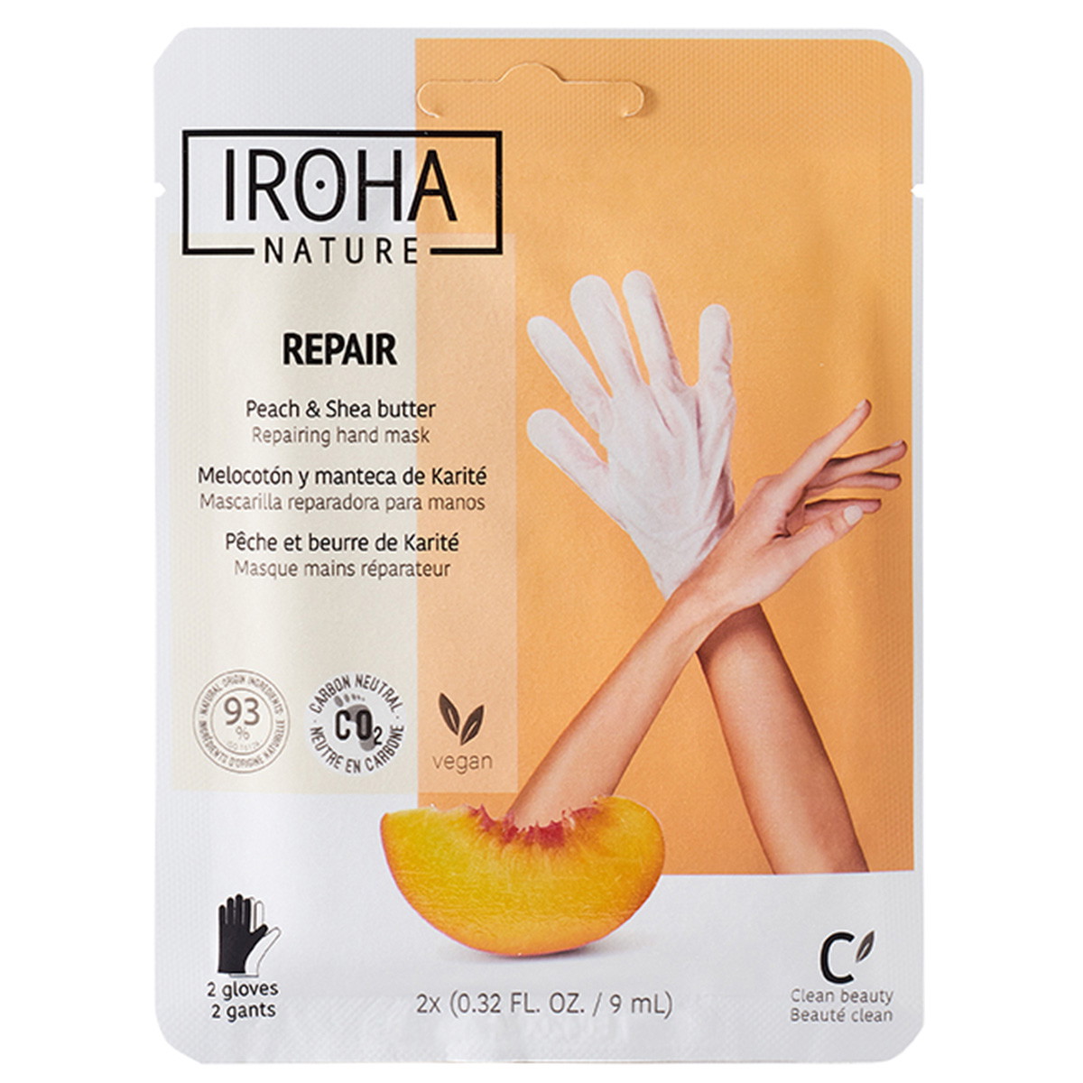 Peach & shea butter hand mask