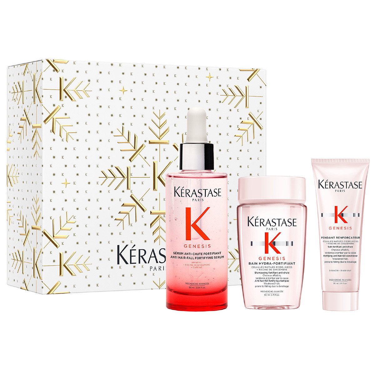 Genesis Serum XMas Set (Shampoo 80ml + Conditioner 75ml + Serum 90ml)