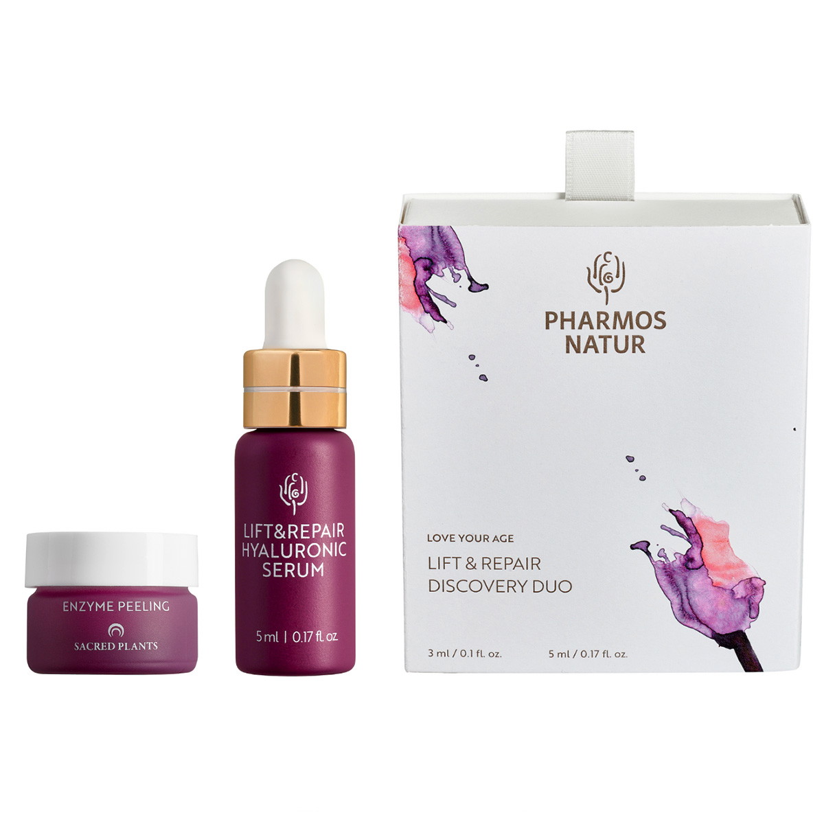 Love Your Age Dúo Lift & Repair Discovery (exfoliante 3 ml + sérum 5 ml)