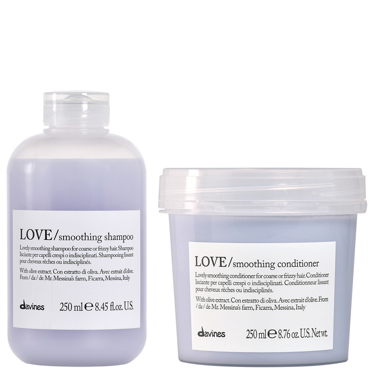 Essential Haircare Love Smooth Set (Shampoo 250ml + Conditioner 250ml)